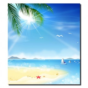 Tranh dán tường Biển Nắng